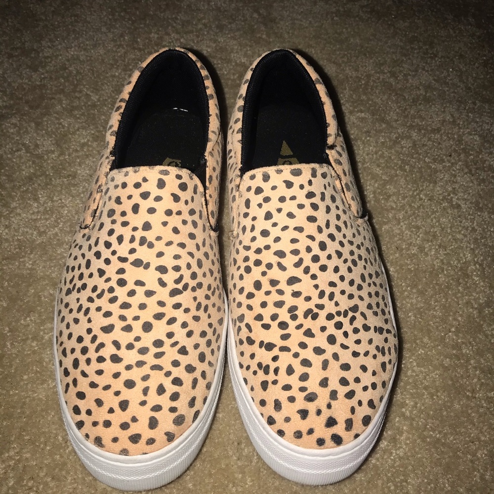 cheetah print platform sneakers